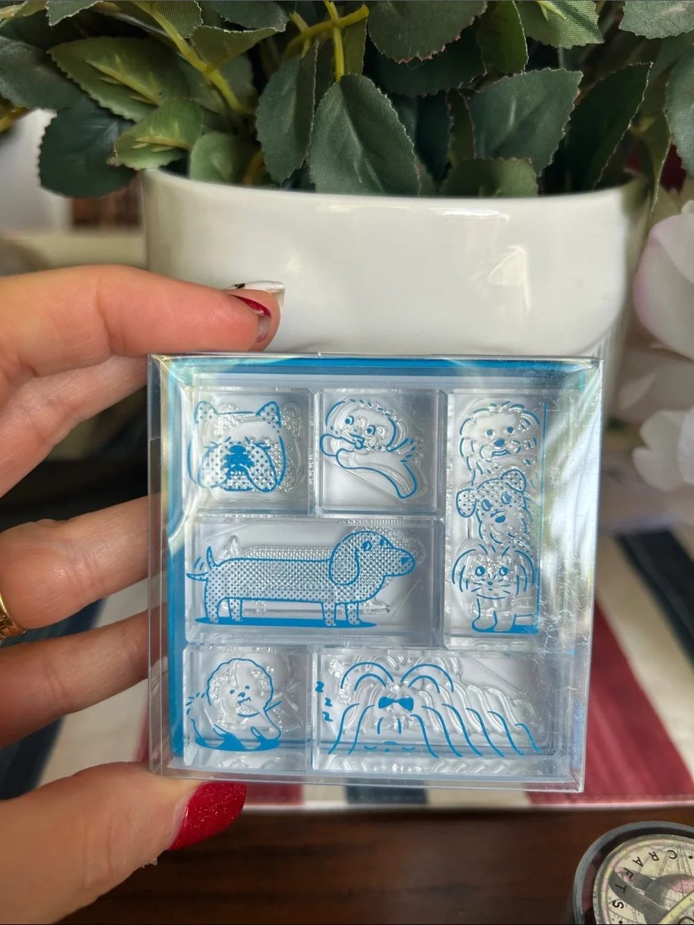Kori clear stamps dogs  Pet-Themed Silicone Mold Set NEW